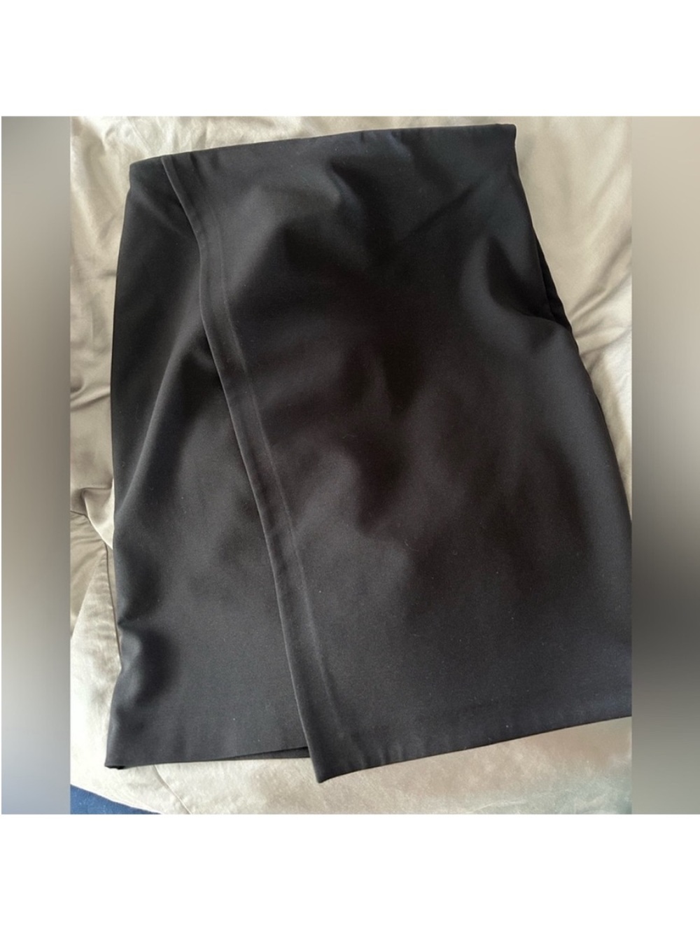 Express Black Asymmetric Pencil Skirt